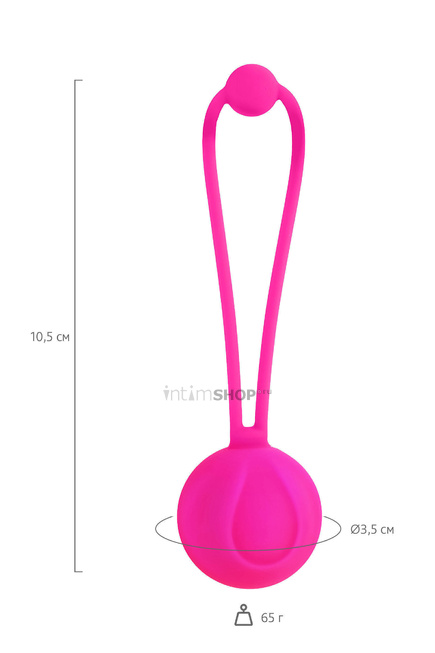 Вагинальный шарик Toyfa L'Eroina Blush, розовый - фото 6
