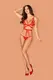 Комплекты Obsessive Lovlea set, Красный, L/XL