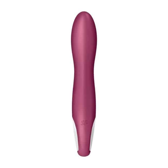 Вибратор для точки G Satisfyer Big Heat с нагревом, ягодный - фото 6