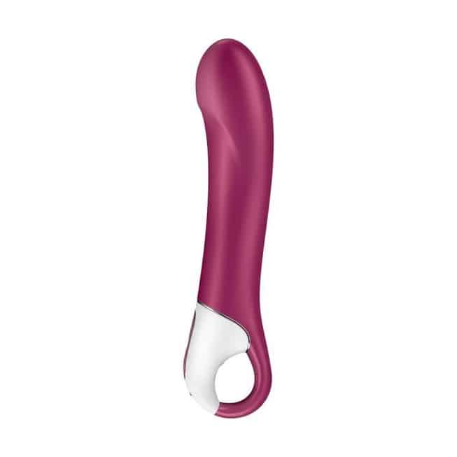 Вибратор для точки G Satisfyer Big Heat с нагревом, ягодный - фото 3