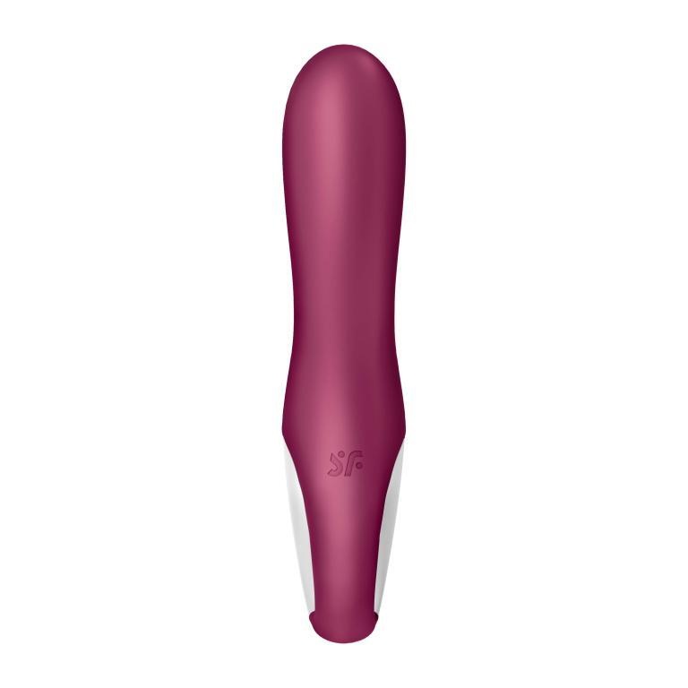 Вибратор-кролик с нагревом Satisfyer Hot Bunny, ягодный