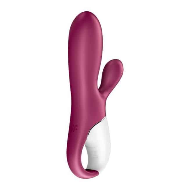 Вибратор-кролик Satisfyer Hot Bunny с нагревом, ягодный - фото 7