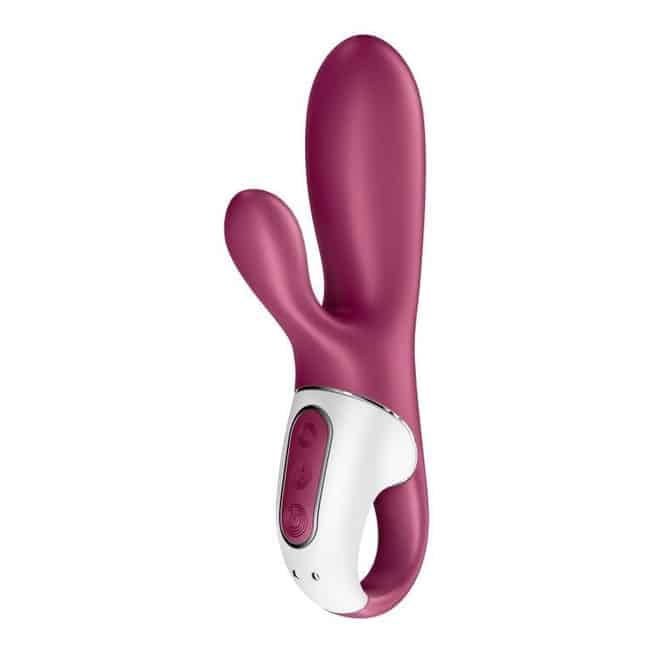 Вибратор-кролик Satisfyer Hot Bunny с нагревом, ягодный - фото 4