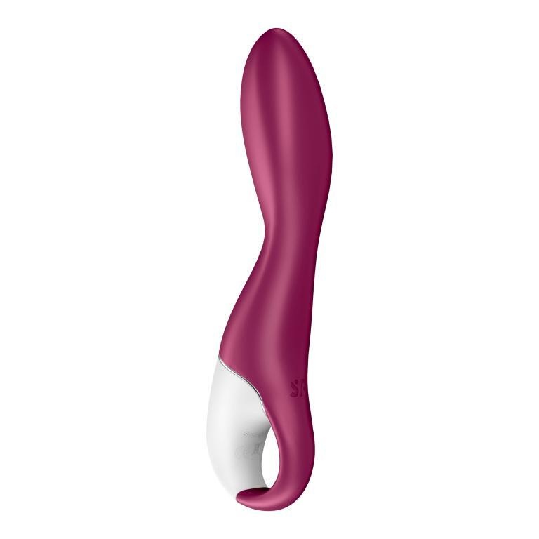 Вибратор для точки G с нагревом Satisfyer Heated Thrill, ягодный