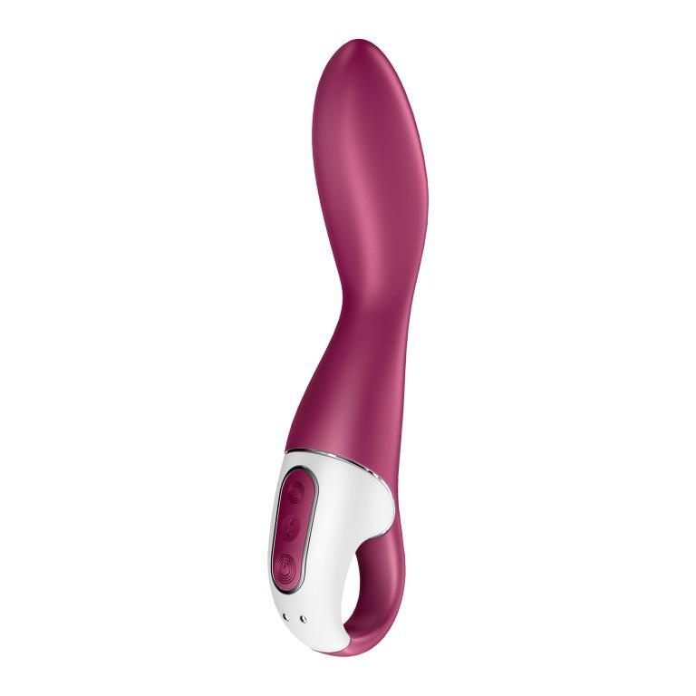 Вибратор для точки G с нагревом Satisfyer Heated Thrill, ягодный