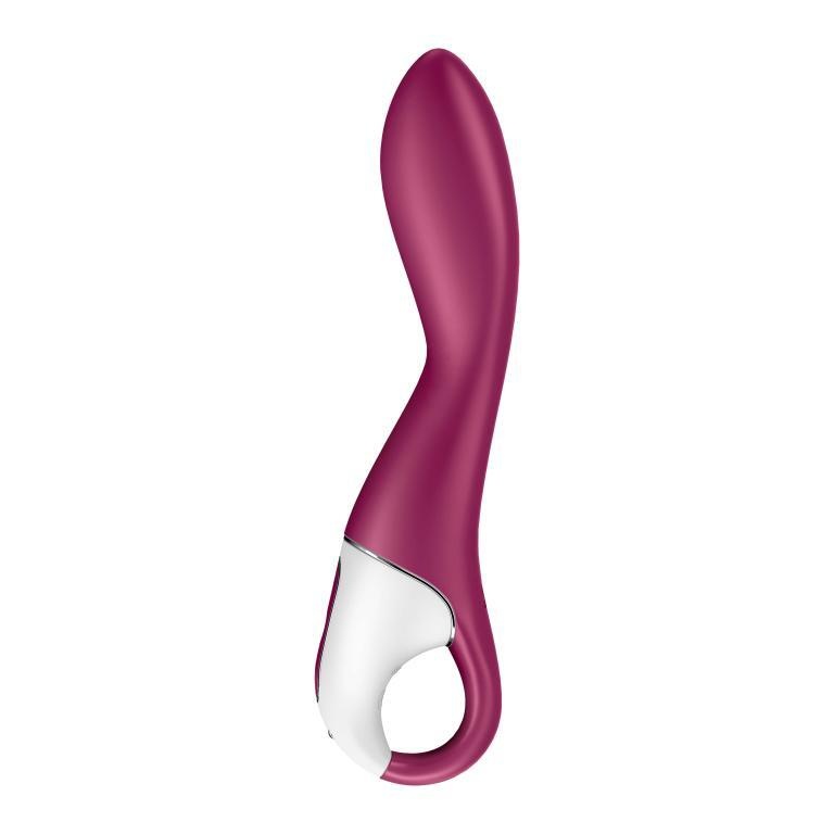 Вибратор для точки G с нагревом Satisfyer Heated Thrill, ягодный