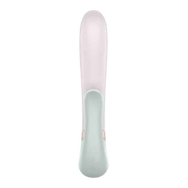 Вибратор-кролик Satisfyer Heat Wave с нагревом, белый-мятный - фото 7