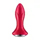 Анальная пробка с вибрацией и римминг эффектом Satisfyer Rotator Plug 1+, красная