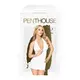 Мини-платье с трусиками Penthouse Earth Shaker S/M, белое