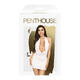 Мини-платье с трусиками Penthouse Heart rob S/M, белое