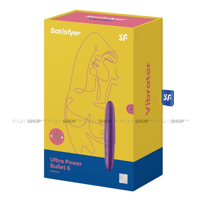 Мини-вибратор Satisfyer Ultra Power Bullet 6, фиолетовый - фото 2