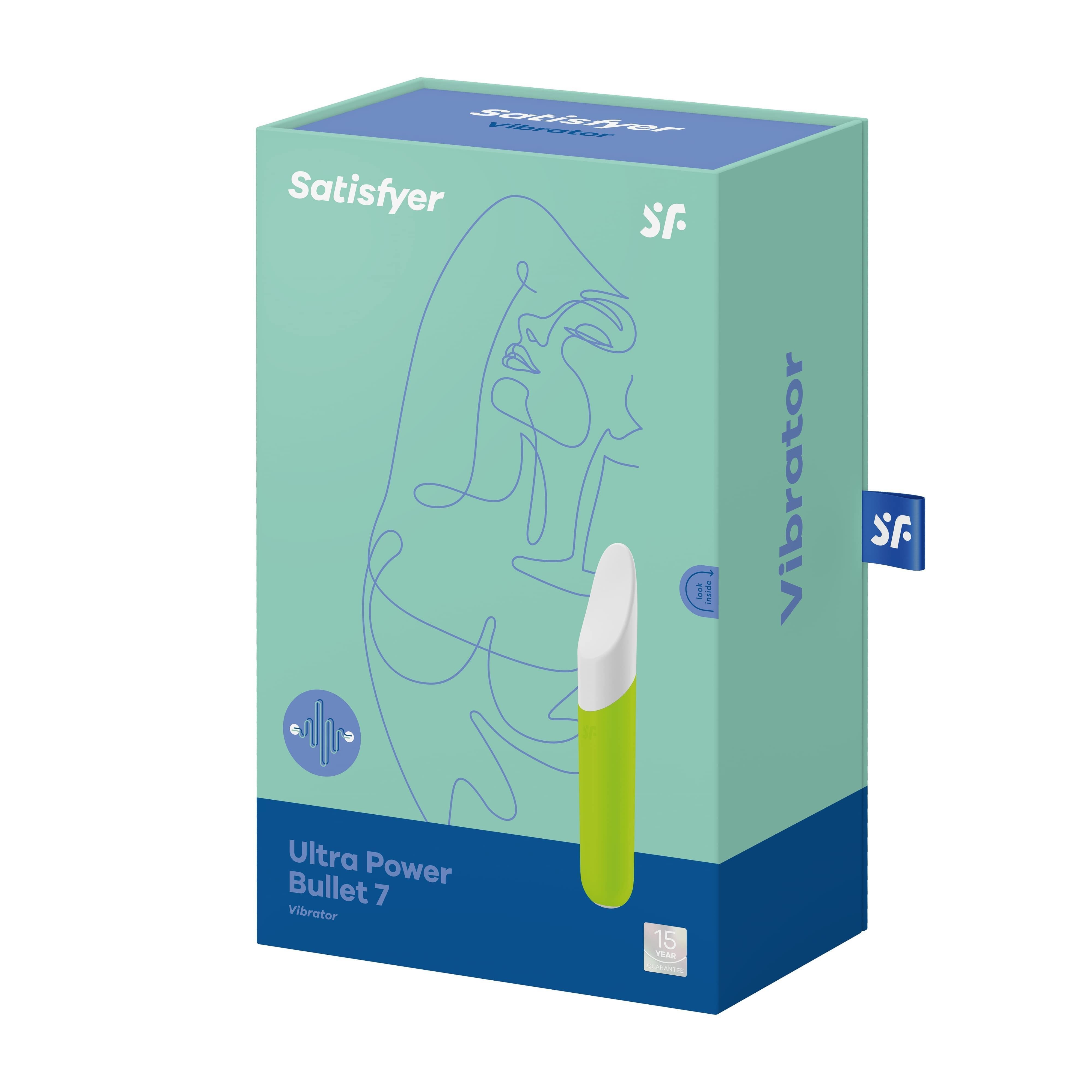 Вибропуля Satisfyer Ultra Power Bullet 7, зеленый