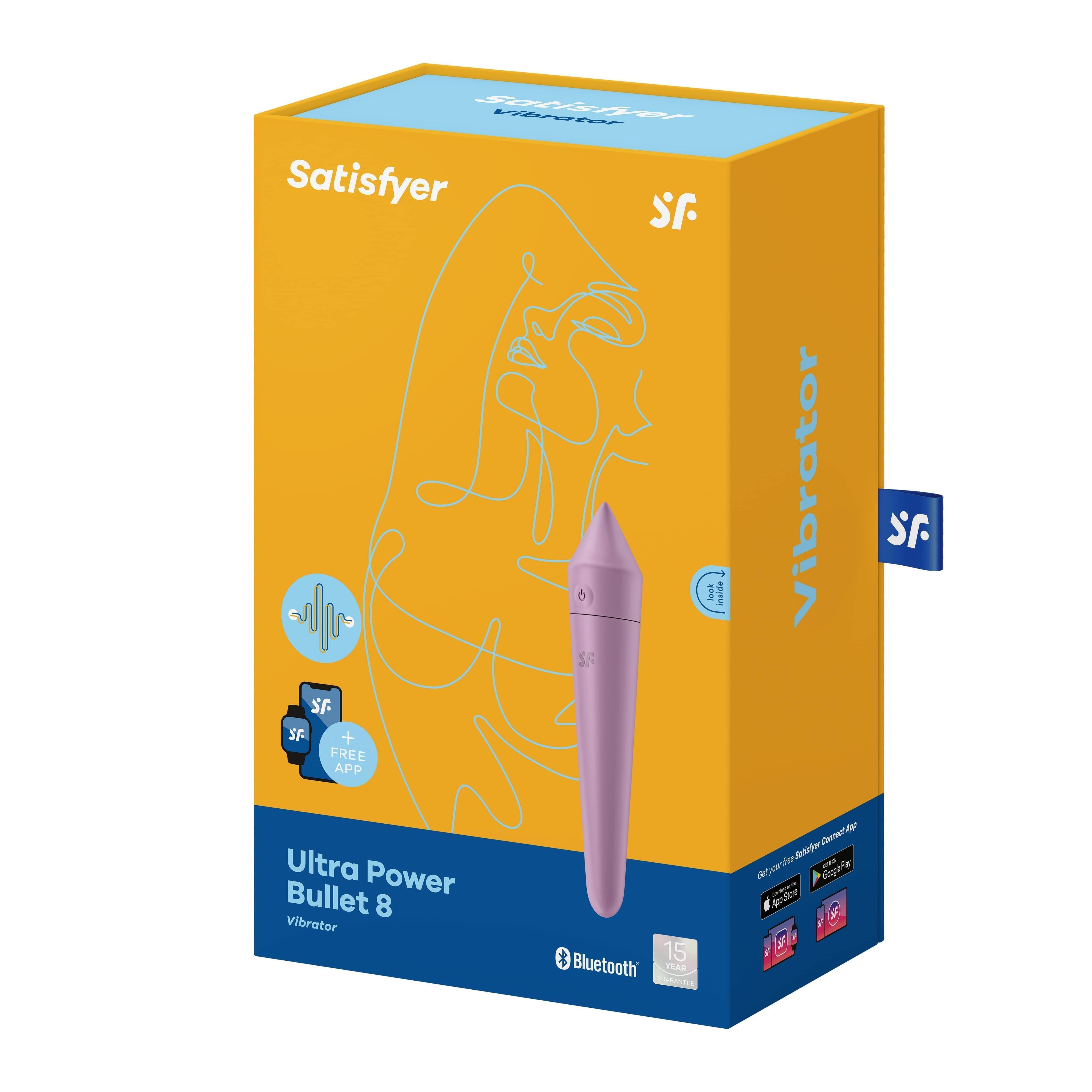 Вибропуля Satisfyer Ultra Power Bullet 8, лиловый