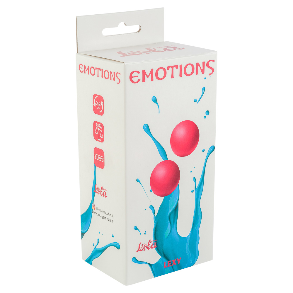 Вагинальные шарики без сцепки Lola Games Emotions Lexy Medium, розовые