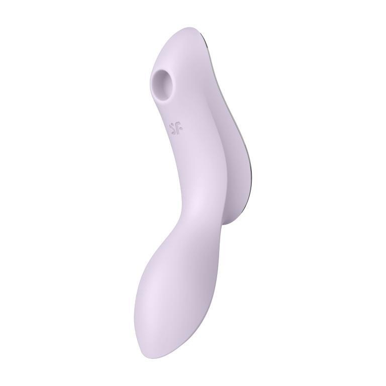 Вакуумно-волновой стимулятор и вибратор для точки G Satisfyer Curvy Trinity 2, сиреневый