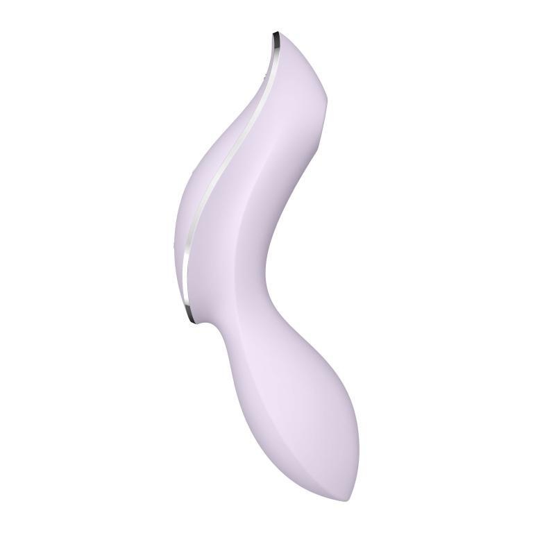 Вакуумно-волновой стимулятор и вибратор для точки G Satisfyer Curvy Trinity 2, сиреневый