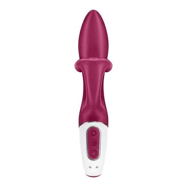 Вибратор-кролик Satisfyer Embrace Me с тремя клиторальными отростками, ягодный - фото 7