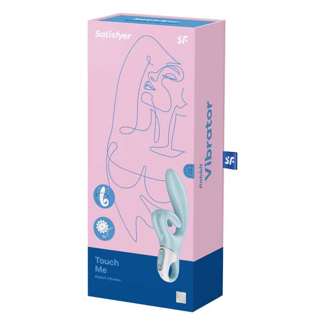 Вибратор-кролик Satisfyer Touch Me, голубой - фото 2