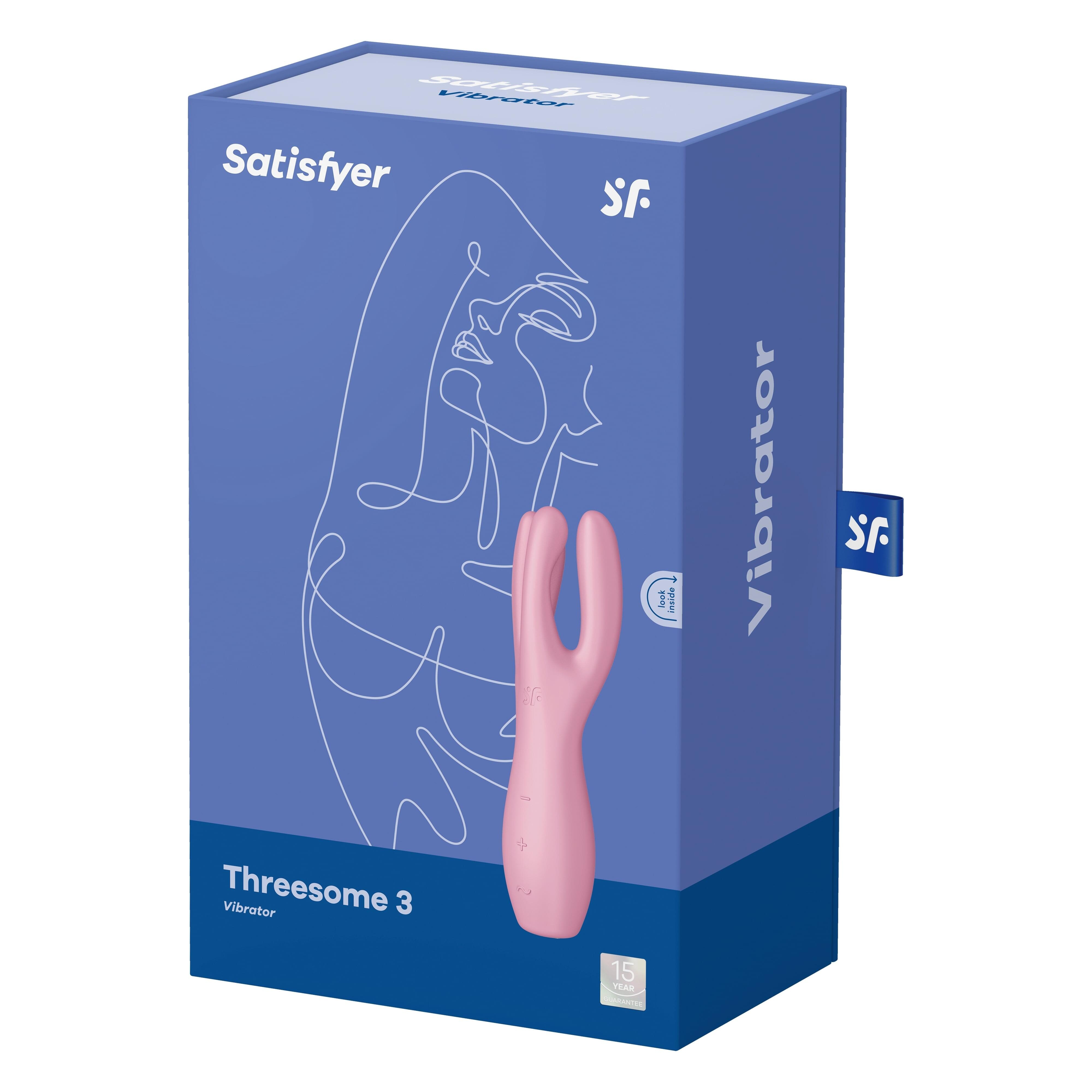 Вибростимулятор Satisfyer Threesome 3 для клитора и сосков, розовый