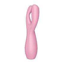 Вибромассажер Satisfyer Threesome 3 для стимуляции клитора и сосков, розовый