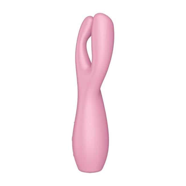 Вибромассажер Satisfyer Threesome 3 для стимуляции клитора и сосков, розовый - фото 3