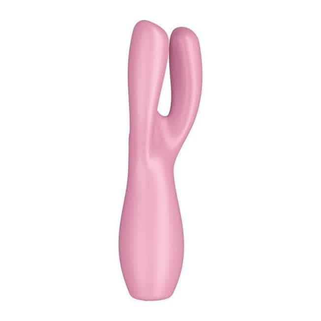 Вибромассажер Satisfyer Threesome 3 для стимуляции клитора и сосков, розовый - фото 7