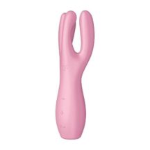 Вибромассажер Satisfyer Threesome 3 для стимуляции клитора и сосков, розовый