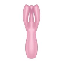 Вибромассажер Satisfyer Threesome 3 для стимуляции клитора и сосков, розовый