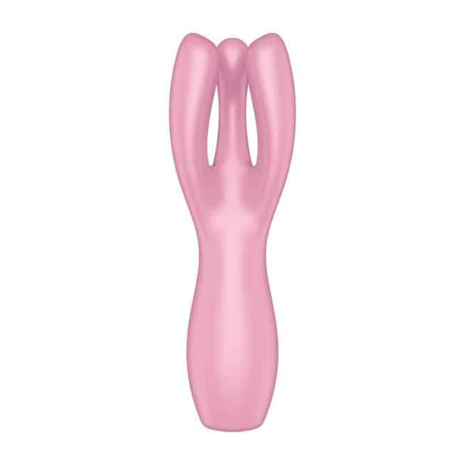 Вибромассажер Satisfyer Threesome 3 для стимуляции клитора и сосков, розовый - фото 6