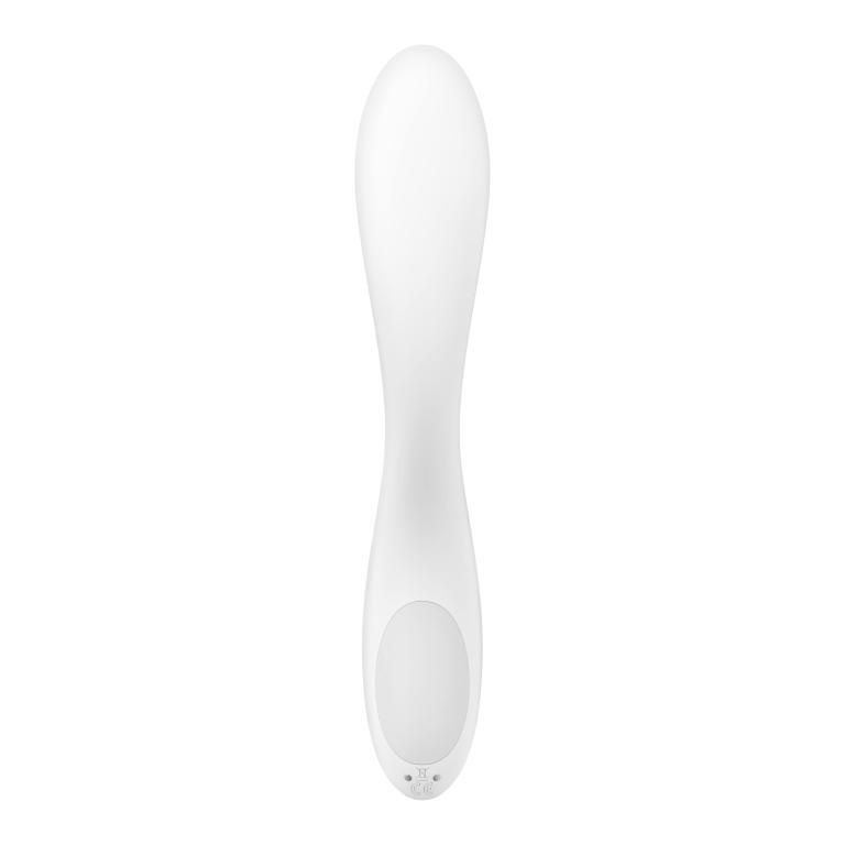 Вибратор с движущимся шариком Satisfyer Rrrolling Pleasure для стимуляции точки G, белый