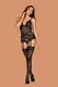 Корсеты Obsessive Bondea corset, Чёрный, S/M
