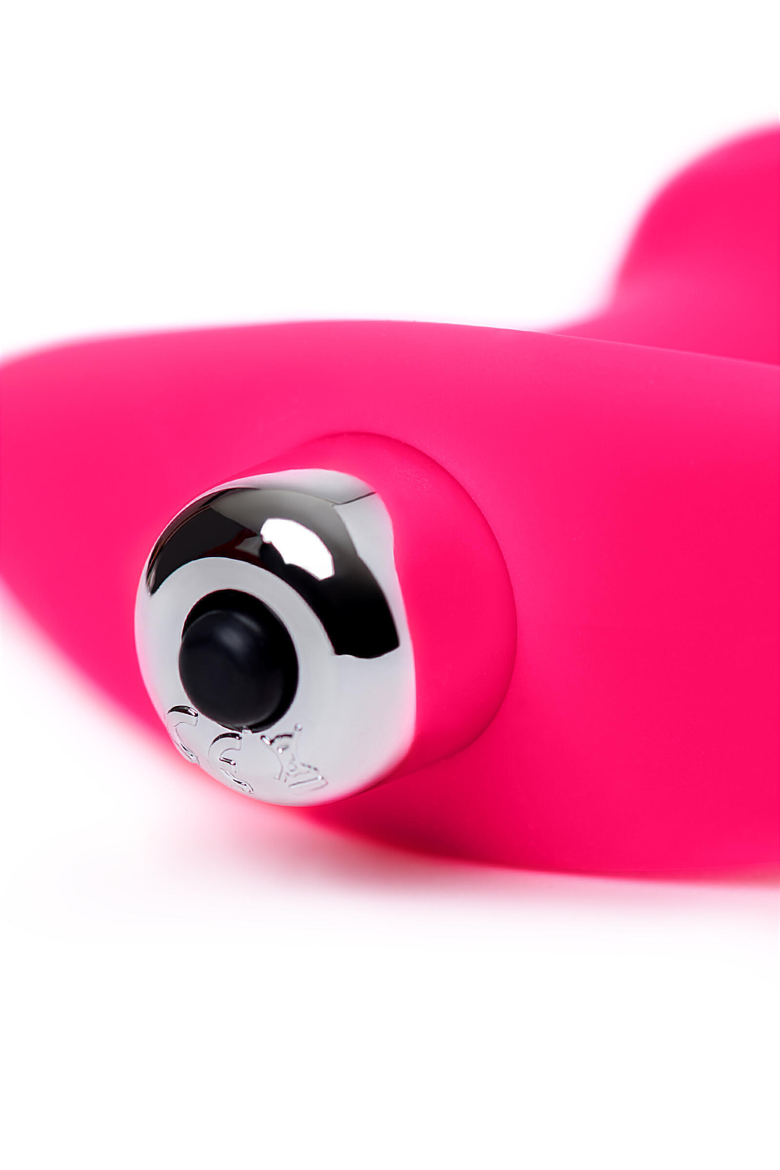 Анальная вибропробка-расширитель Toyfa Popo Pleasure «Сердечко», 7,5 см, розовая