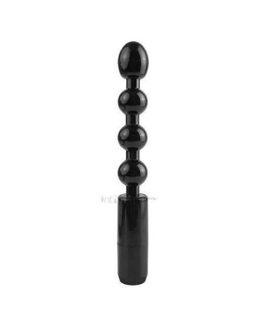 

Анальный вибростимулятор-ёлочка Pipedream Power Beads, черный