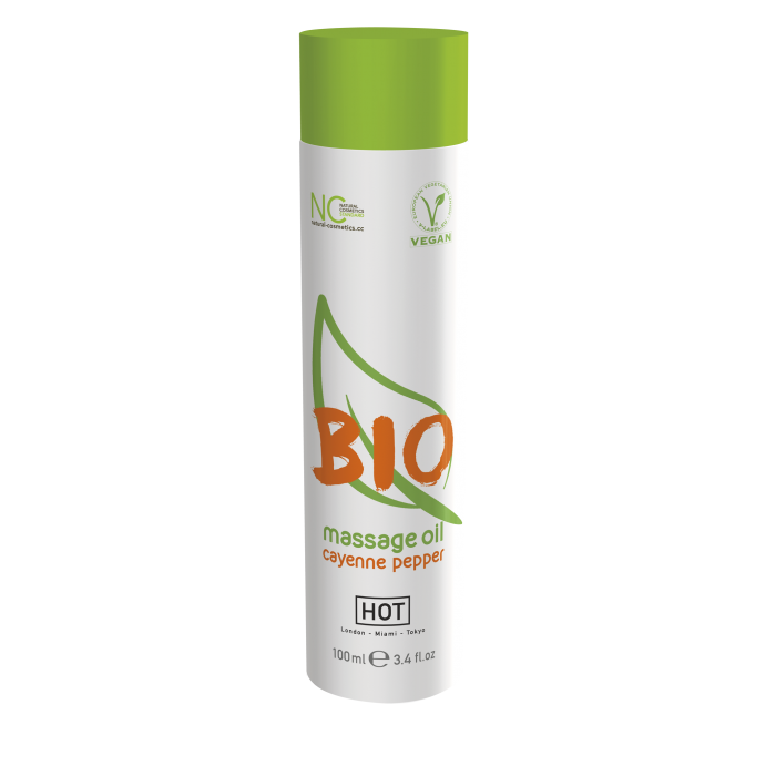 Массажное масло HOT BIO Massage oil cayenne pepper, 100 мл