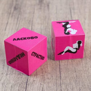 Кубики для любовных игр «Девушки», 2 шт
