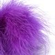 Анальная пробка 4sexdream с фиолетовым хвостом кролика, черный