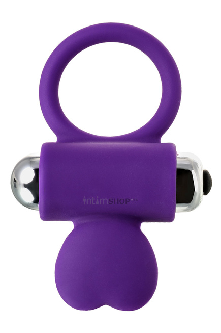 Виброкольцо с ресничками Jos Pery, фиолетовое, 9 см от IntimShop