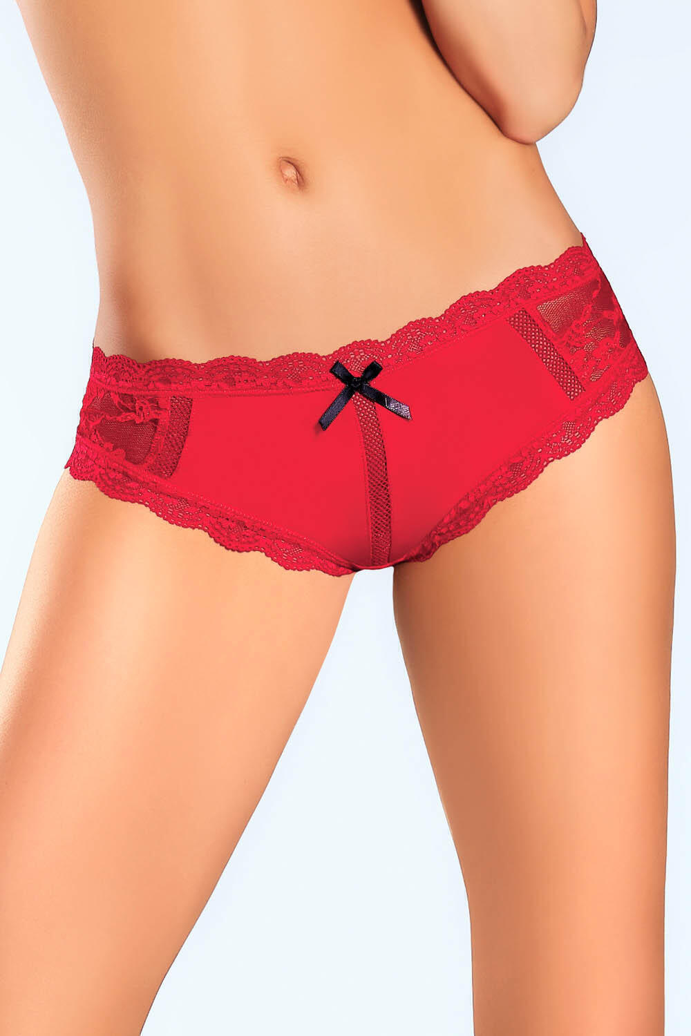 Трусы LivCo Corsetti Fashion LC 6111 Lizette panty Red, Красный, L/XL