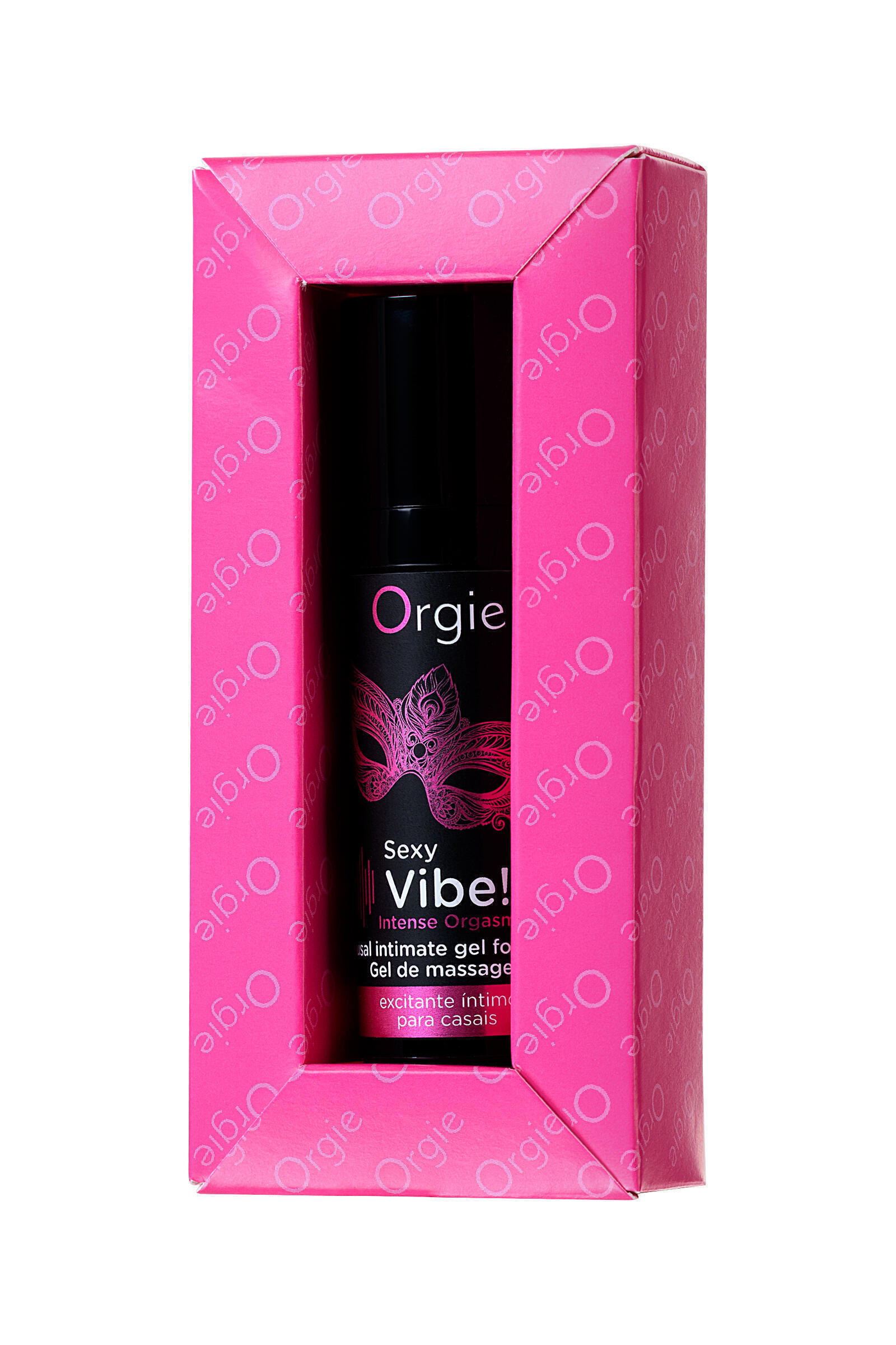 Жидкий вибратор для массажа с разогревом и охлаждением Orgie Sexy Vibe Intense Orgasm, 15 мл