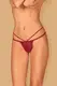 Трусы Obsessive Ivetta, бордовый, S/M