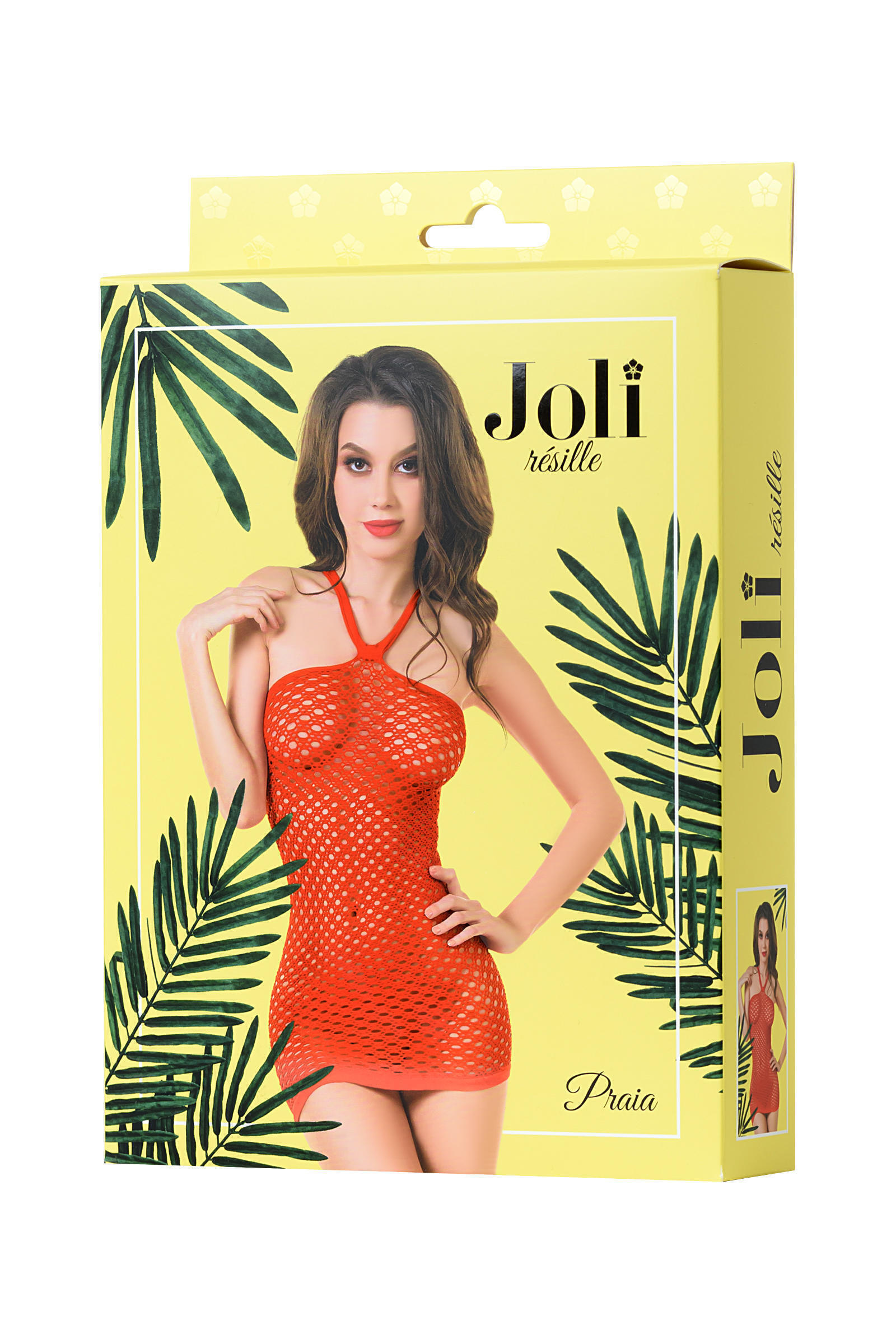 Платье-сетка Joli Praia, красный, L/XL