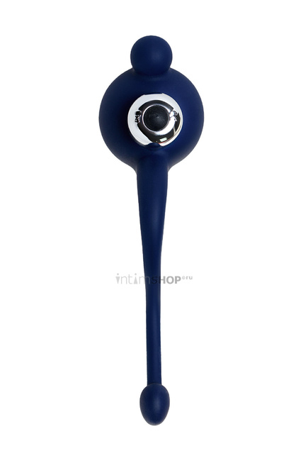 Виброкольцо с хвостиком Jos Mickey, синий, 12,5 см от IntimShop