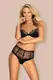 Комплекты Obsessive Sharlotte set, Чёрный, S/M