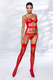 Корсеты Passion Lingerie Kyouka corset Red, Красный, S/M