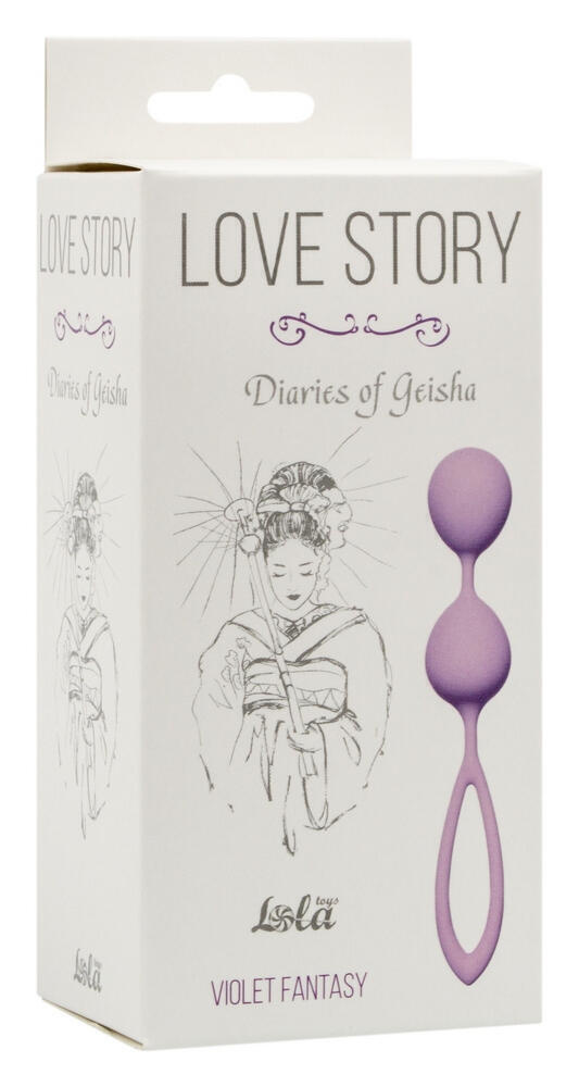 Вагинальные шарики Lola Games Love Story Diaries of a Geisha, фиолетовый
