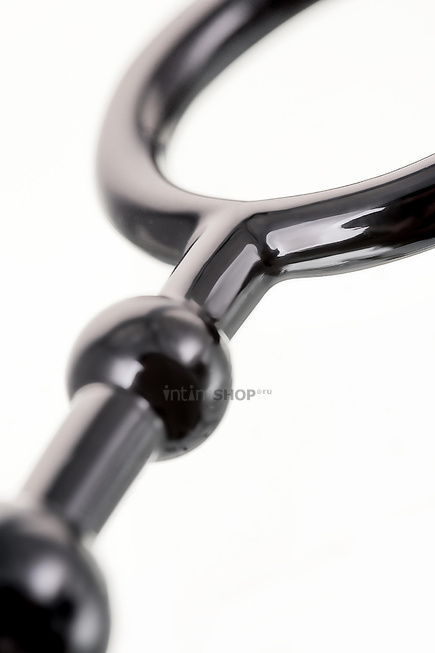 Анальная цепочка Toyfa A-Toys S, 19,8 см, черный - фото 6
