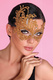 Маски LivCo Corsetti Fashion LC 0011 mask Golden, Золотистый, One size