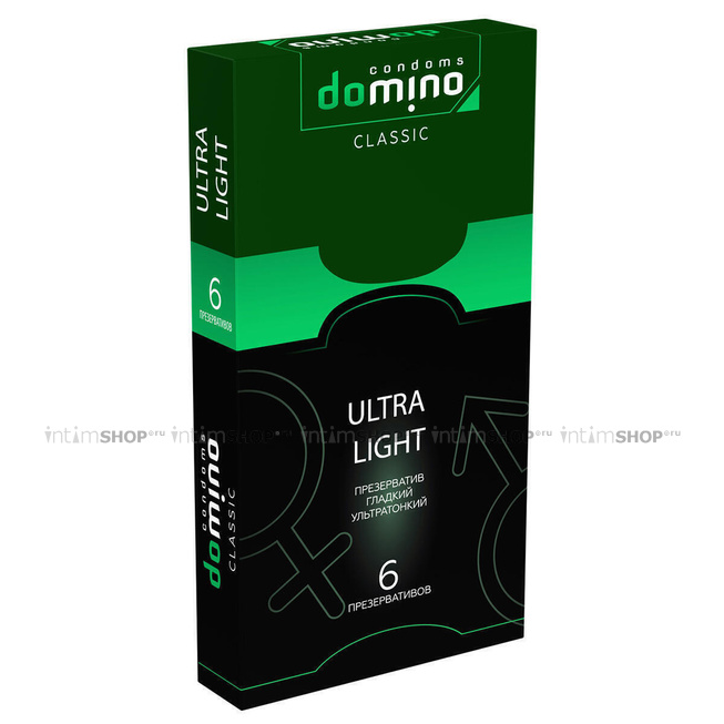 Презервативы тонкие Domino Classic Ultra Light, 6 шт от IntimShop