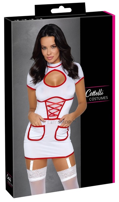 Костюм медсестры Orion Cottelli Costumes S, бело-красный - фото 1