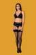 Комплекты Obsessive Lolitte set, Чёрный, S/M